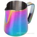 Colorful Stainless Steel Coffee Milk Frother Jug